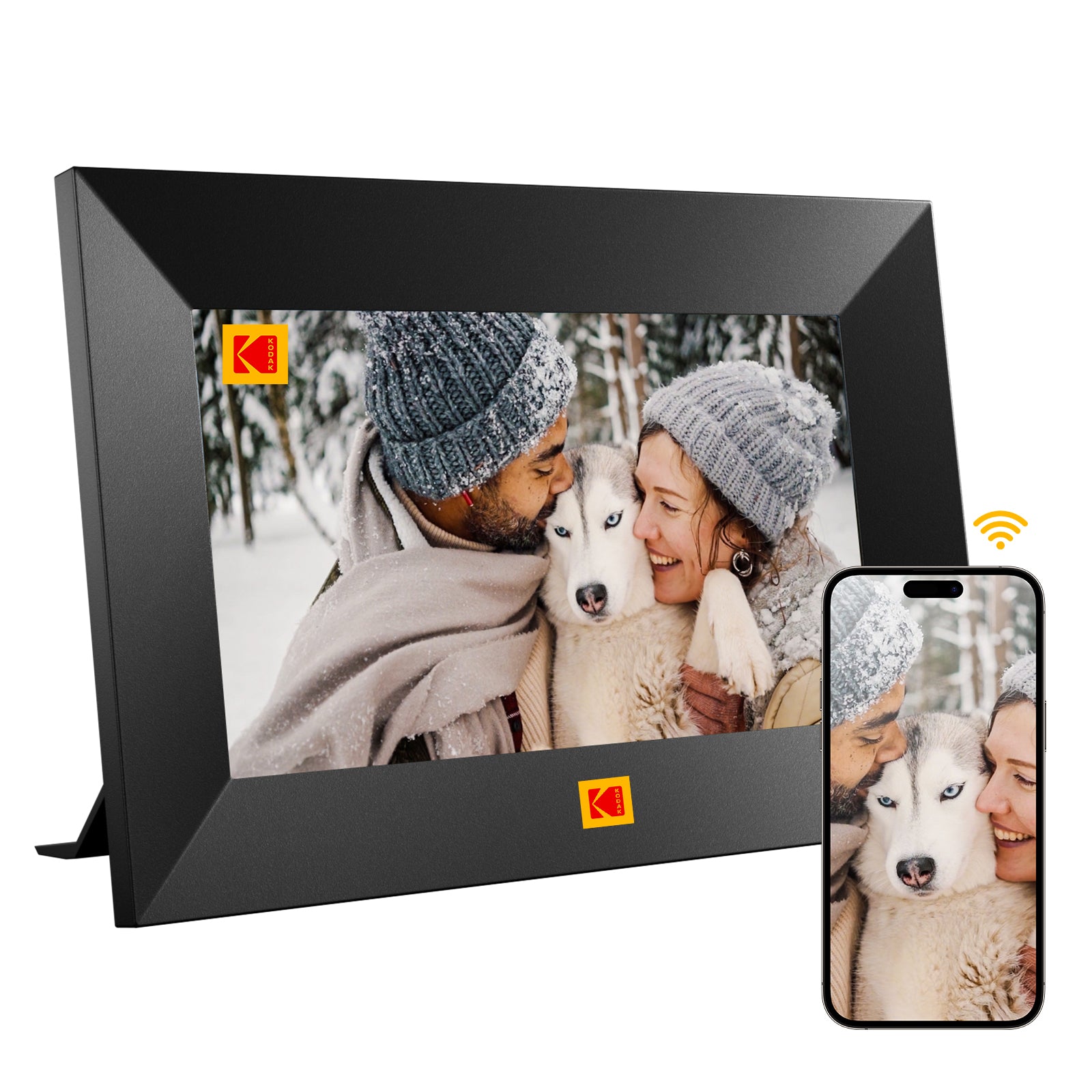 Kodak Set of 2,7”Touchscreen Digital Wi-Fi Photo Frames