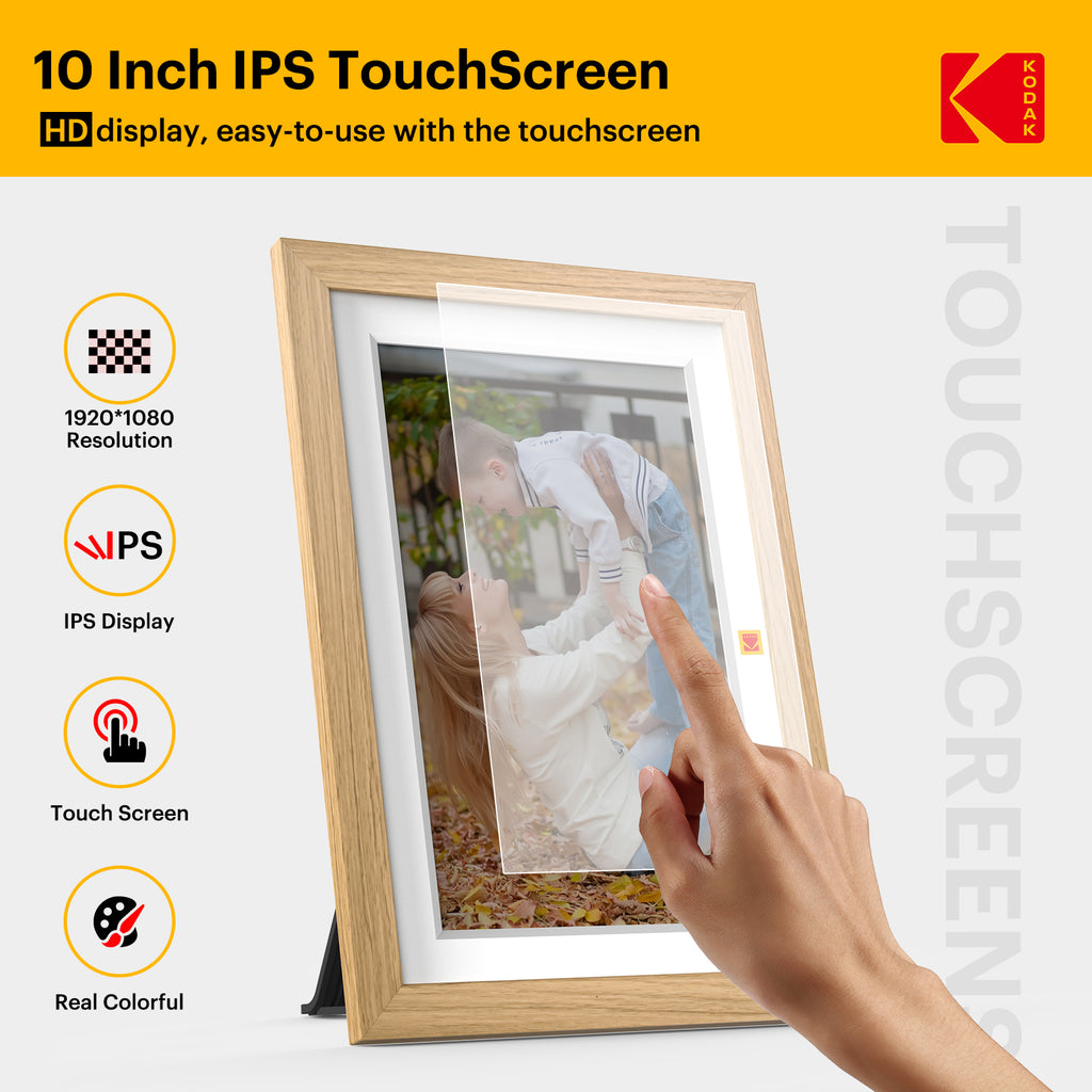 Kodak 10.1 Inch Digital Photo Frame RCF-1018W