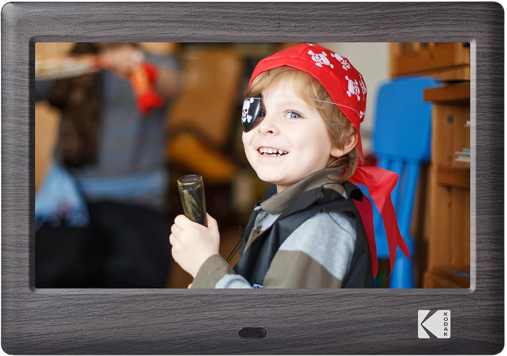 KODAK 7 Inch Wood Digital Picture Frame with Remote Control RDPF-708C