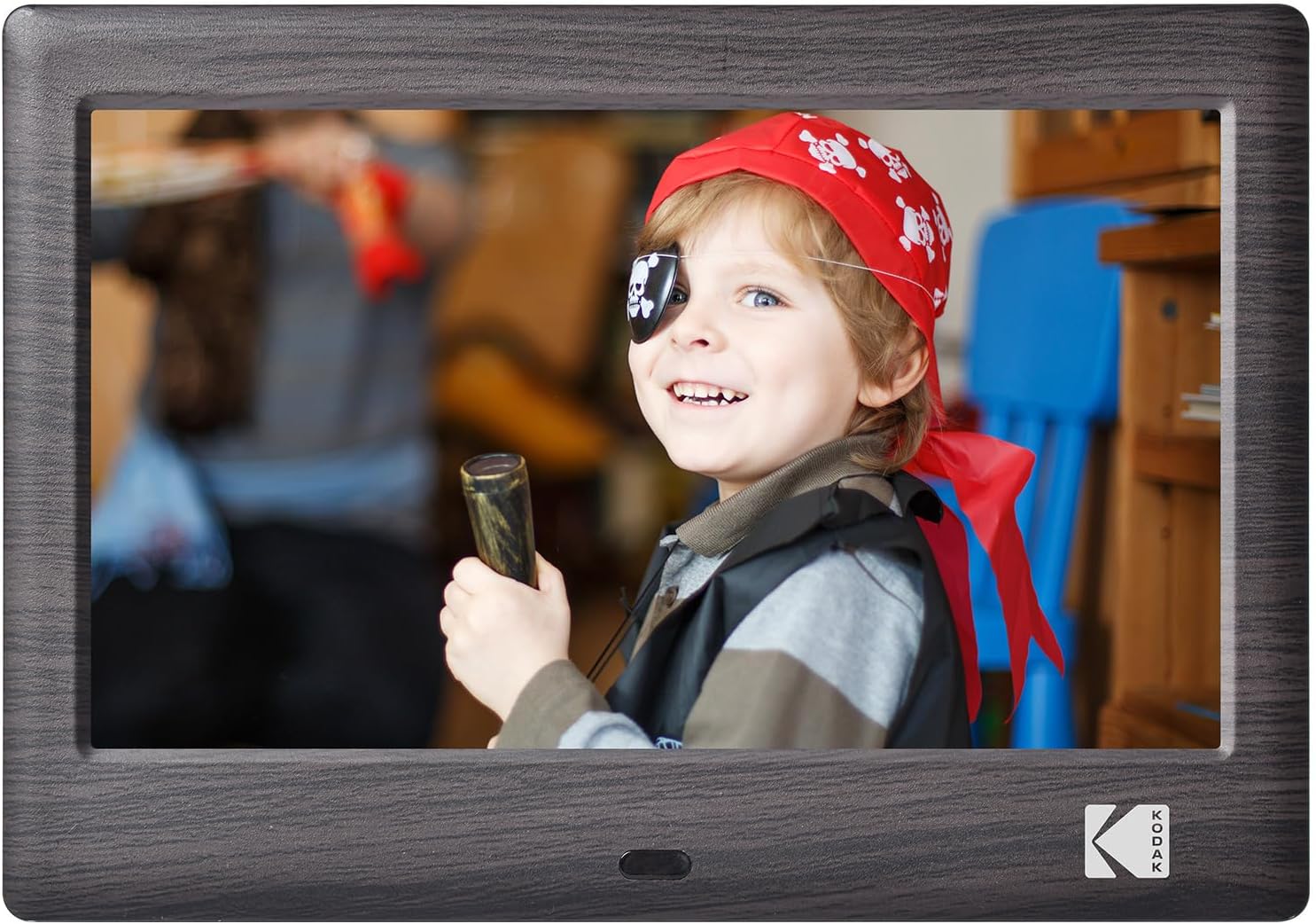 KODAK 7 Inch Wood Digital Picture Frame with Remote Control RDPF-708C