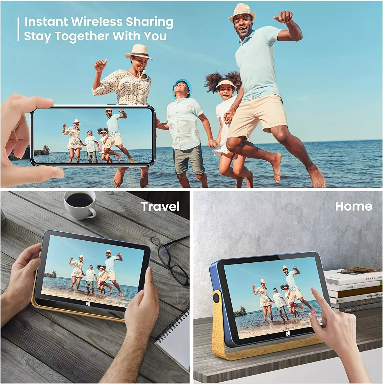 KODAK RWF-108V 10.1 inch Digital Photo Frame with WiFi