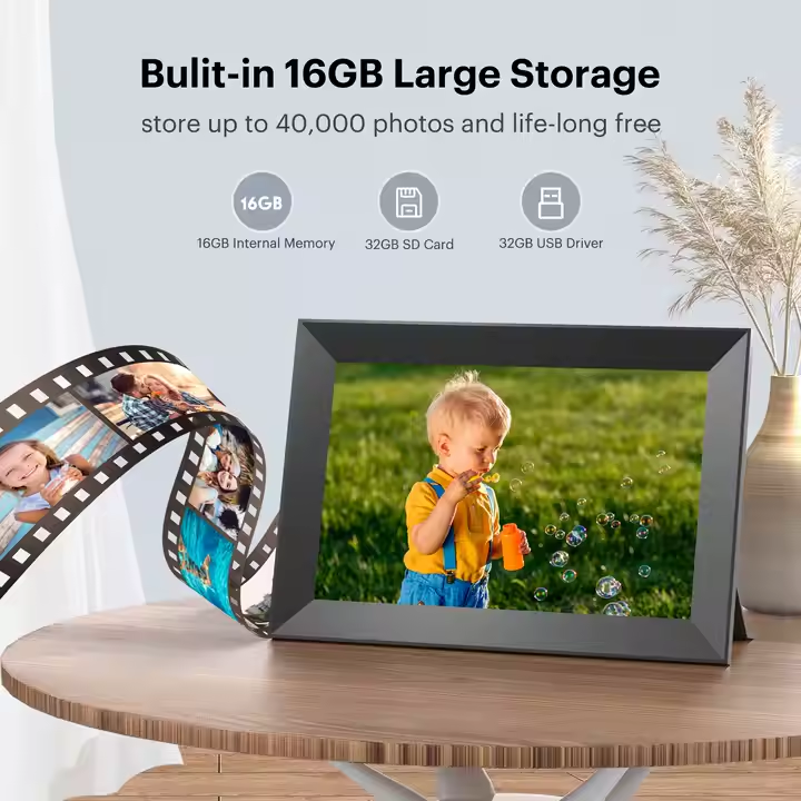 KODAK 10.1-inch Classic Digital Photo Frame CF102P Wi-Fi Enabled