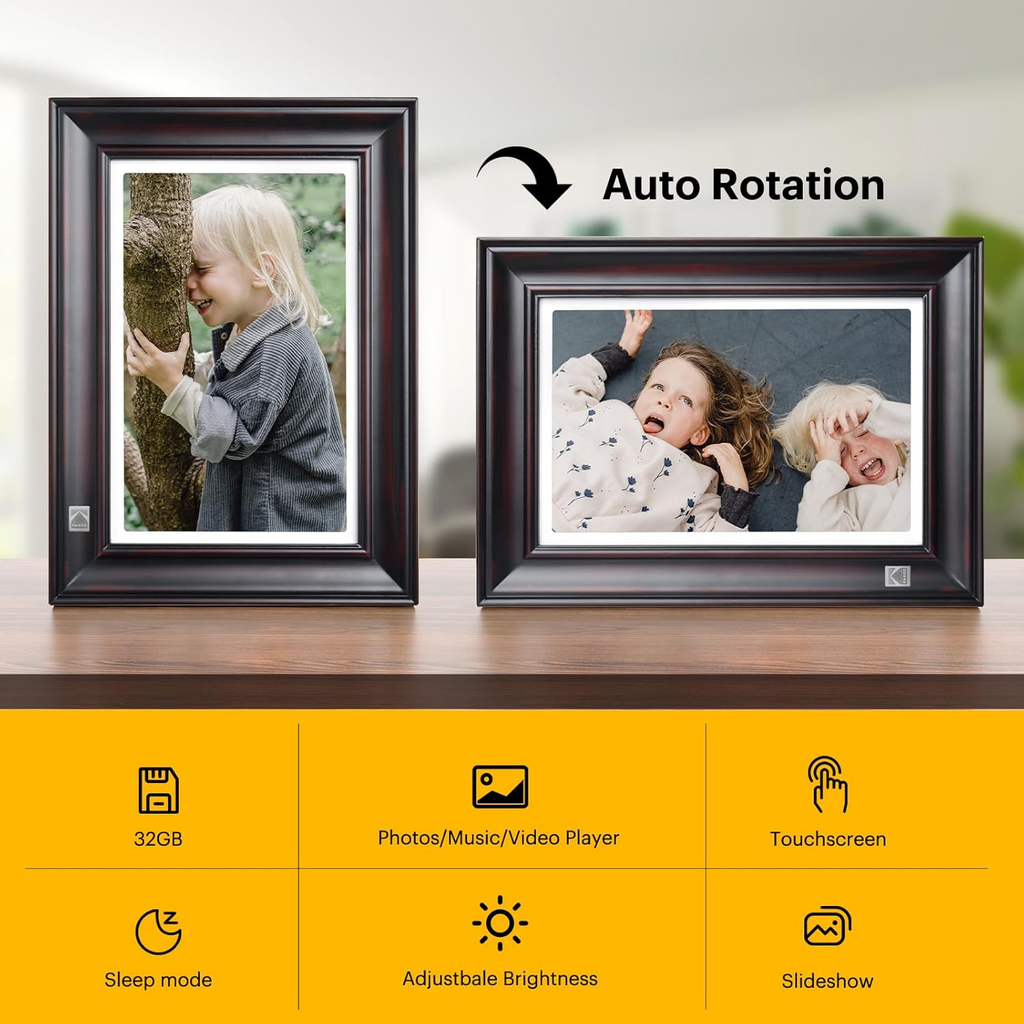 Kodak 10.1 inch Touchscreen Digital Photo Frame WiFi Enabled 32GB  RWF-127