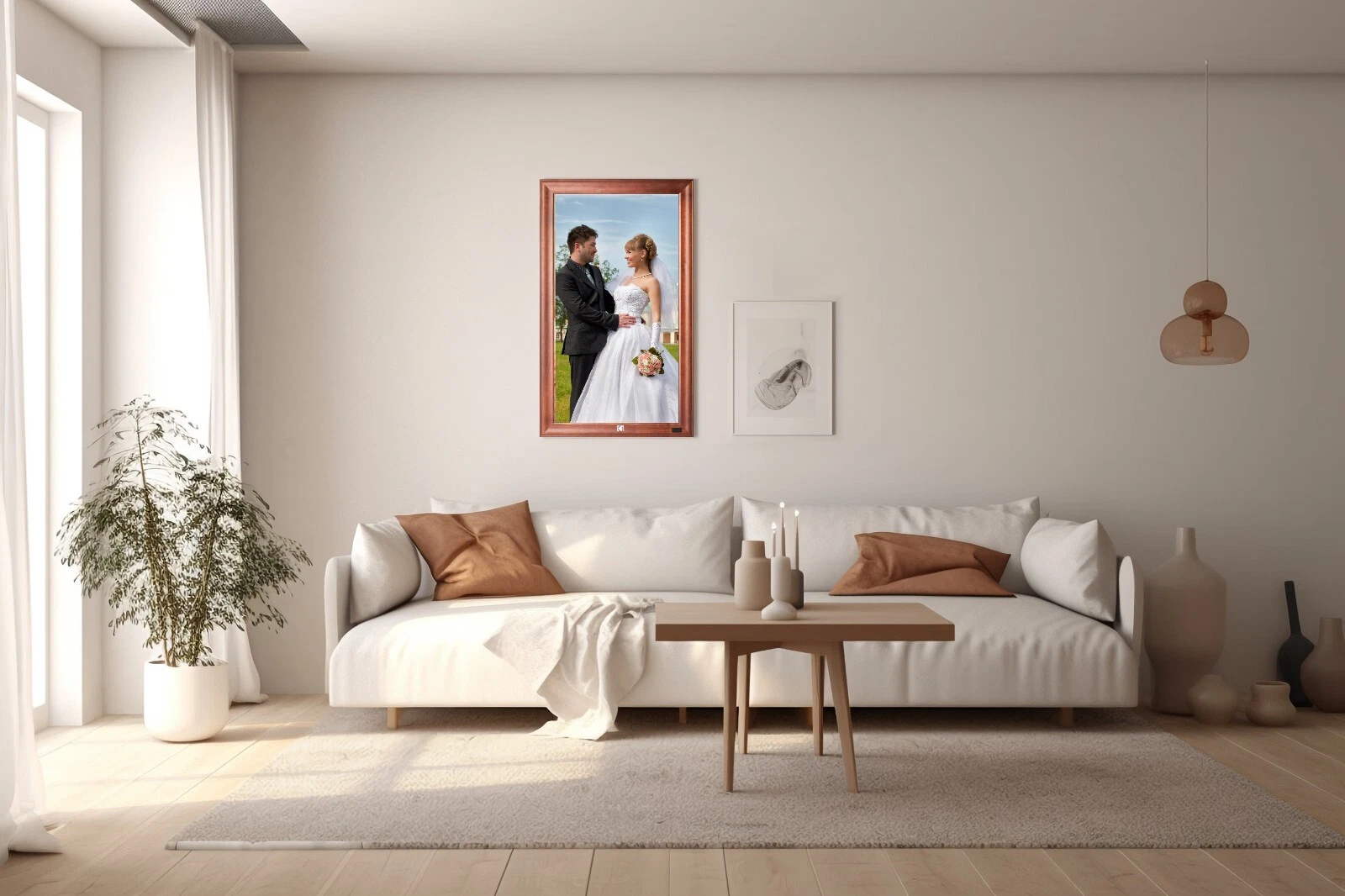 KODAK 32-inch Wi-Fi Enabled Large Wall Screen Digital Photo Frame