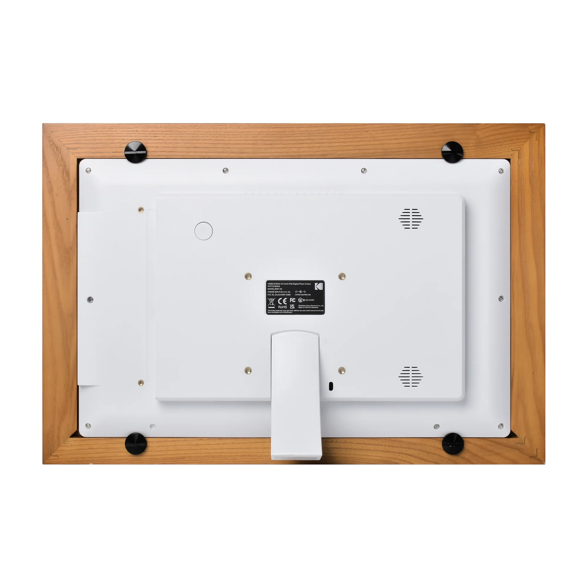 Kodak 14.1 Inch Smart WiFi Digital Picture Frame 1920x1080 Touch Screen Built in 32GB Memory (Wood)