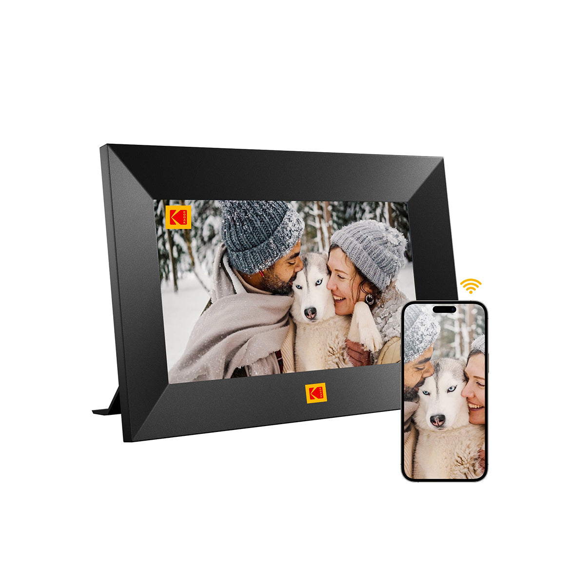 Kodak Set of 2,7”Touchscreen Digital Wi-Fi Photo Frames
