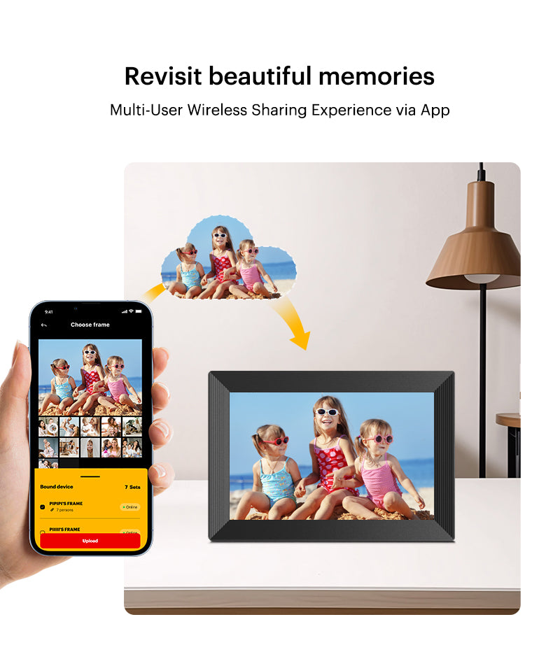 Kodak 10‘’ WiFi Digital Photo Frame 800*1280HD Touch Screen RCF-1016