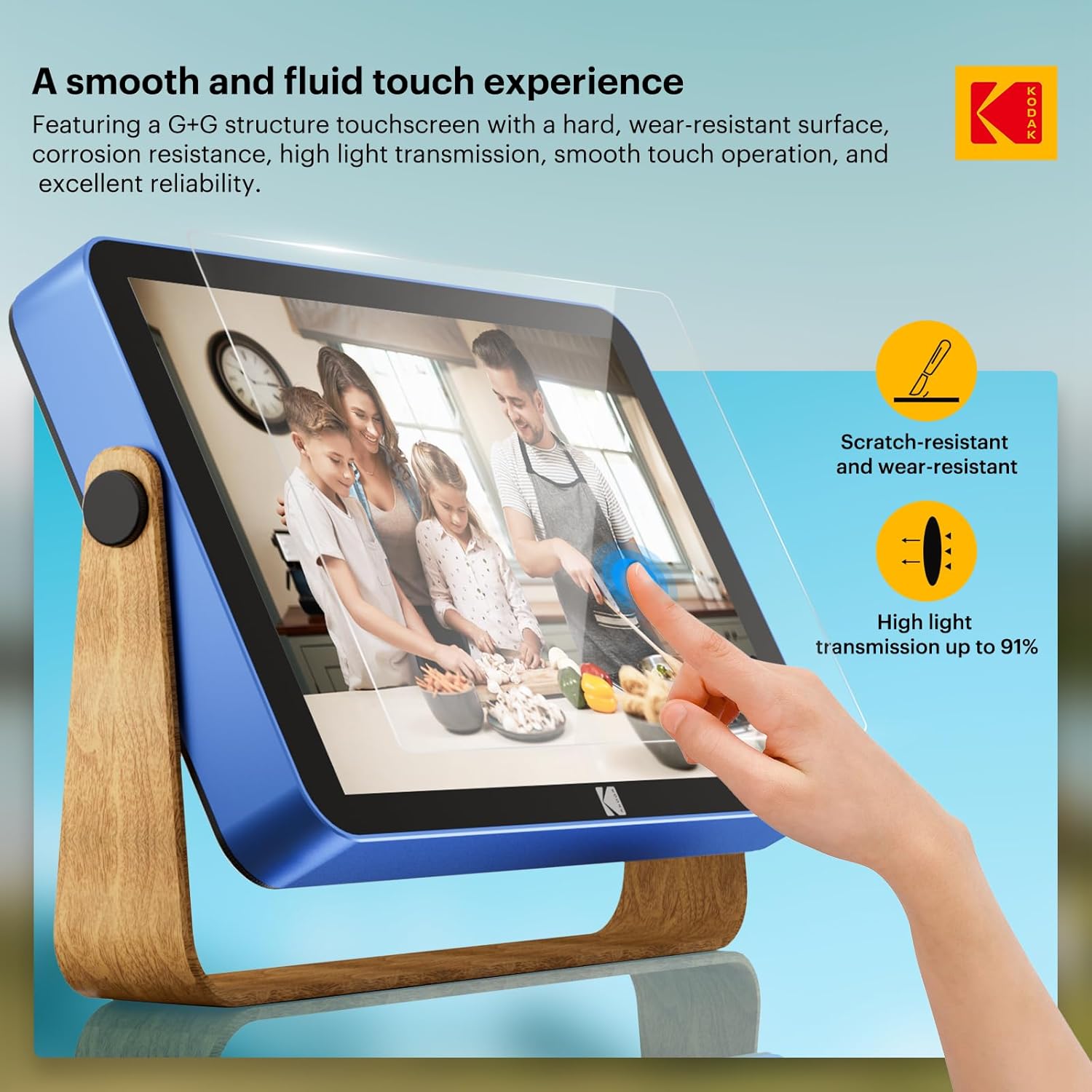 KODAK 10″ IPS Touch Panel WiFi  Digital Photo Frame RWF-108H