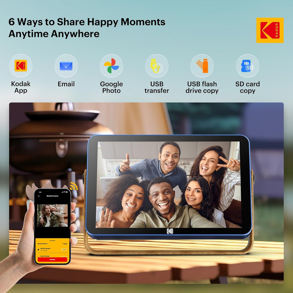 KODAK 10″ IPS Touch Panel WiFi  Digital Photo Frame RWF-108H