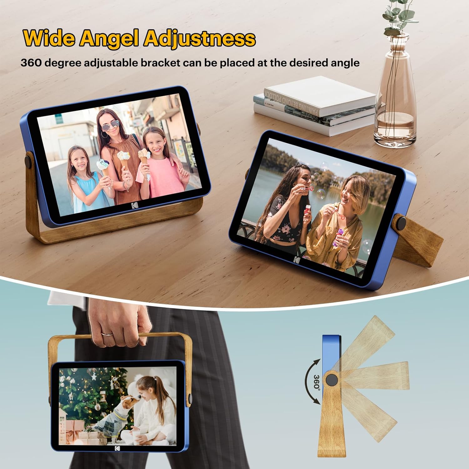 KODAK 10″ IPS Touch Panel WiFi Digital Photo Frame RWF-108H