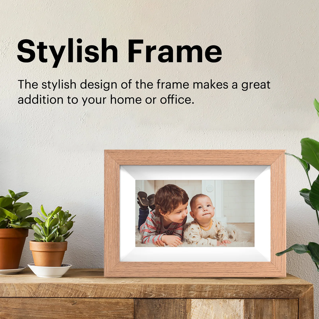 Kodak Set of 2,7”Touchscreen Digital Wi-Fi Photo Frames