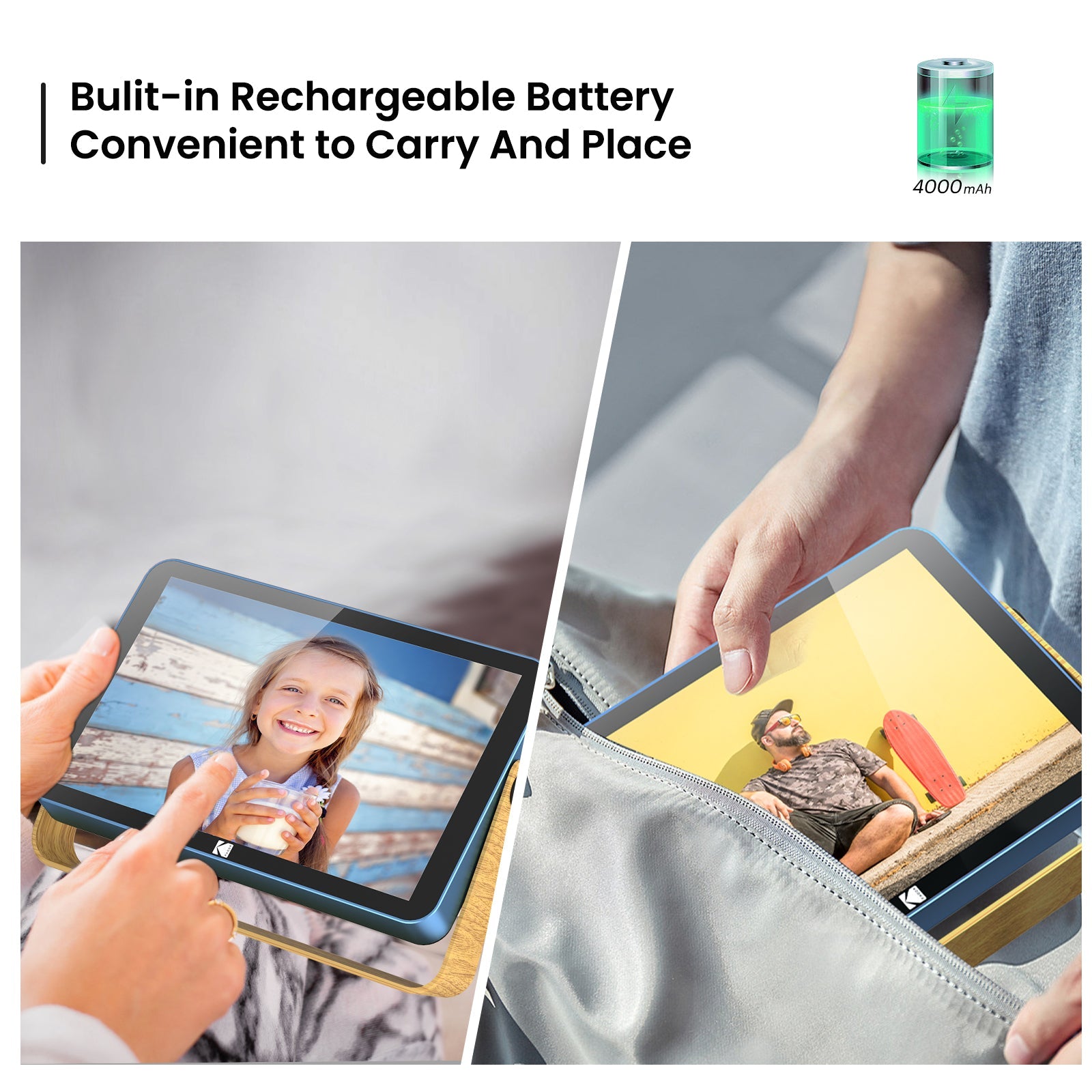 KODAK 10″ IPS Touch Panel WiFi  Digital Photo Frame RWF-108H